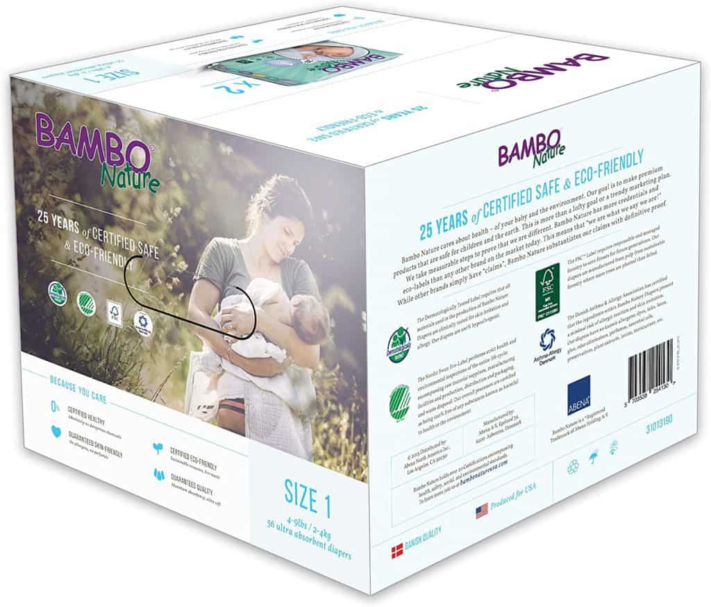 Bambo Nature Eco Friendly Diapers - Best Biodegradable Diapers 1