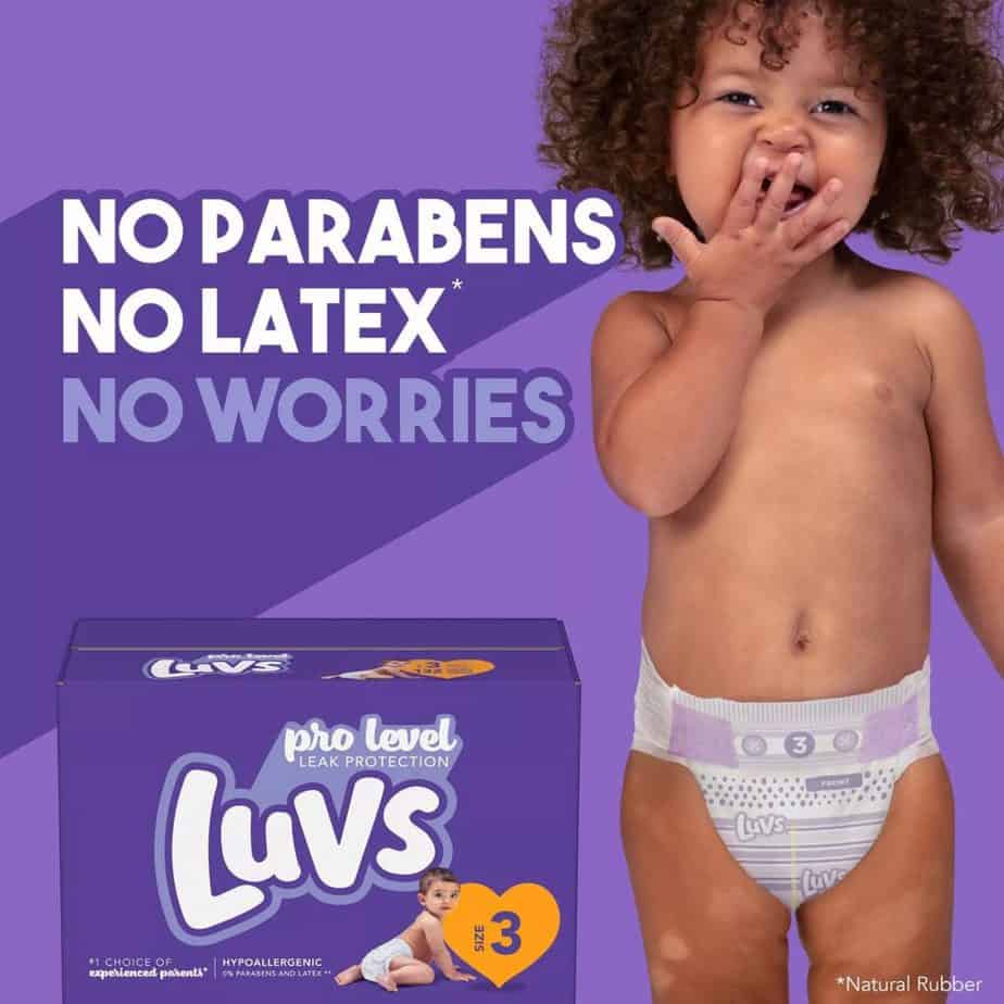 LUVs Ultra Leakguard Disposable Diapers - Best Overnight Diaper 3