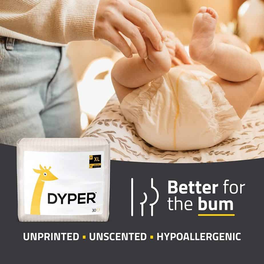 DYPER diapers biodegradable disposable diapers 1