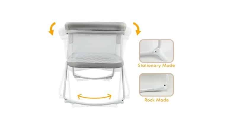 MiClassic Foldable 2-in-1 Stationary & Rock Bassinet 4 - INFANT TRAVEL BEDS