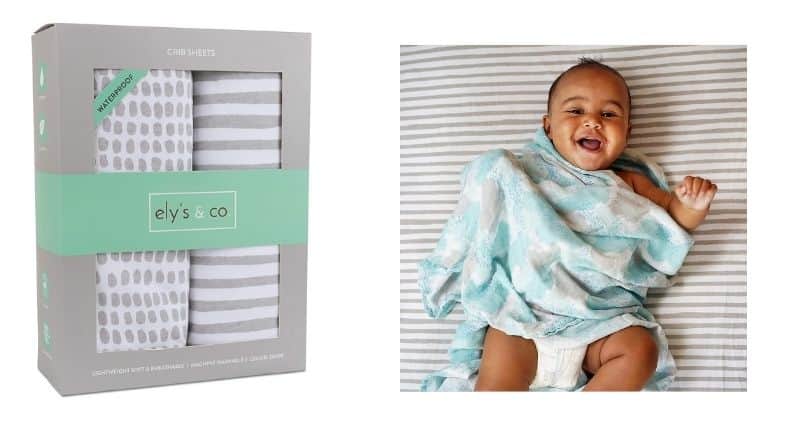 Ely’s & Co. Waterproof Crib Sheets 1